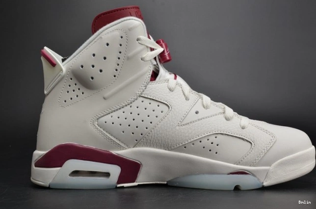 Bmlin shoes 384664-116 white Retro Maroon 6 Air Jordan 0728